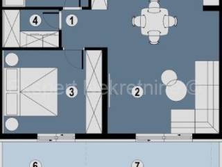 Flat in a new building, Sale, Okrug, Okrug Gornji