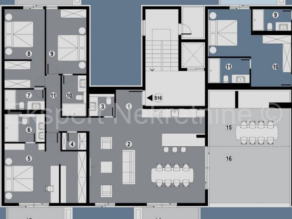 Flat in a new building, Sale, Okrug, Okrug Gornji