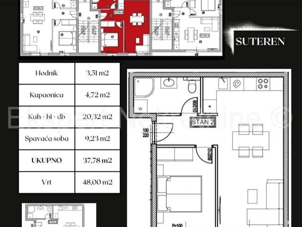 Flat in a new building, Sale, Okrug, Okrug Gornji