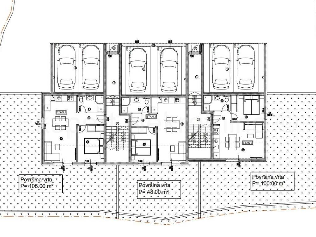 Flat in a new building, Sale, Okrug, Okrug Gornji