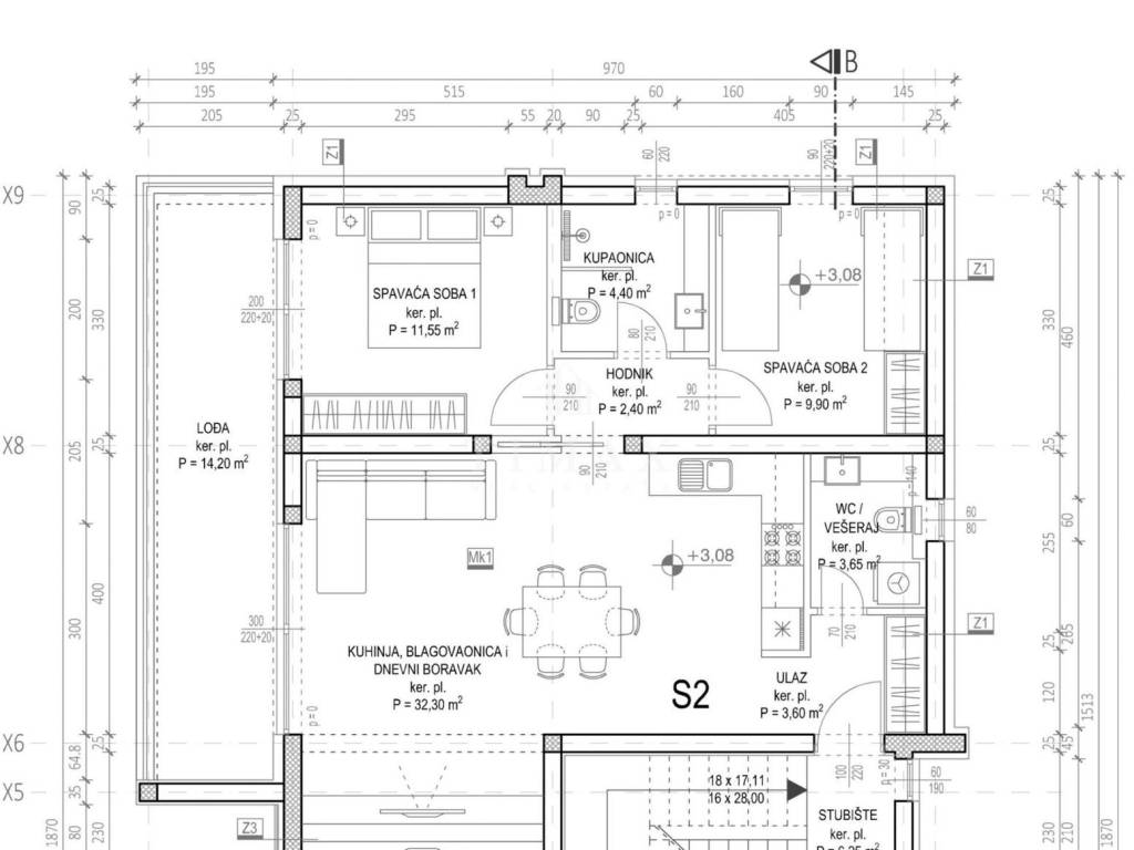 Flat in a new building, Sale, Zadar - Okolica, Kožino