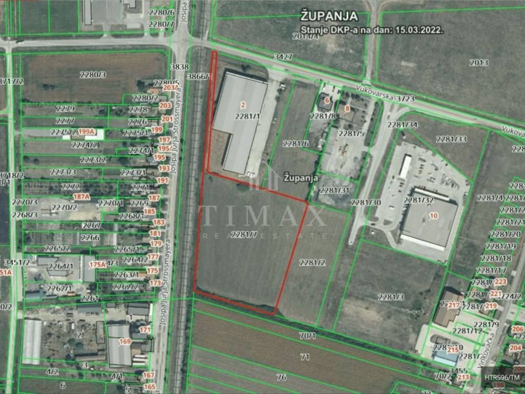 Construction plot for commercial properties, Sale, Županja, Županja