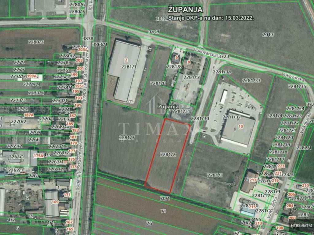 Construction plot for commercial properties, Sale, Županja, Županja