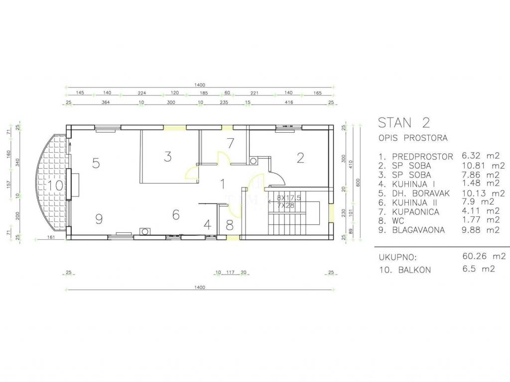 Flat in a building, Sale, Zagreb, Stenjevec
