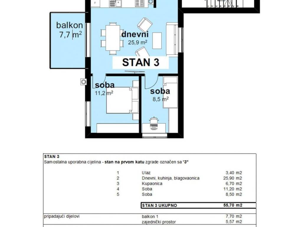 Flat in a new building, Sale, Tar-Vabriga, Tar