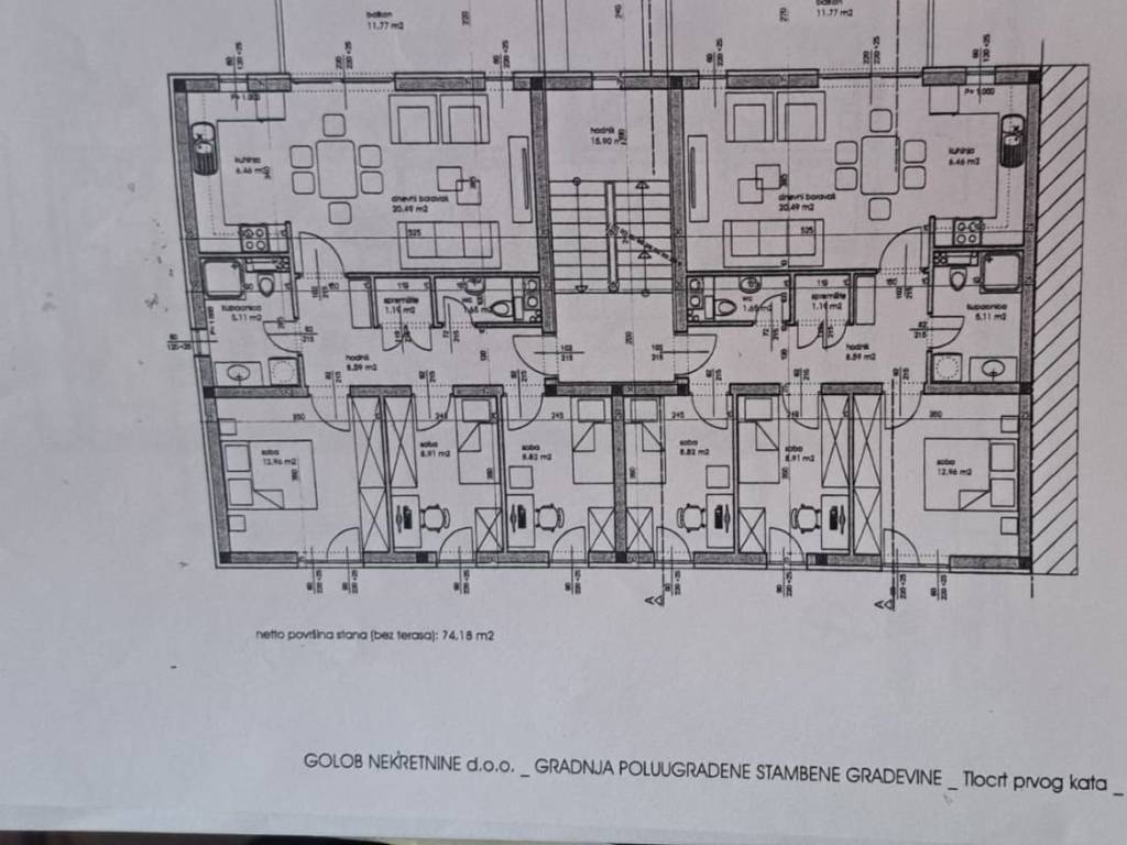 Flat in a new building, Sale, Tar-Vabriga, Tar