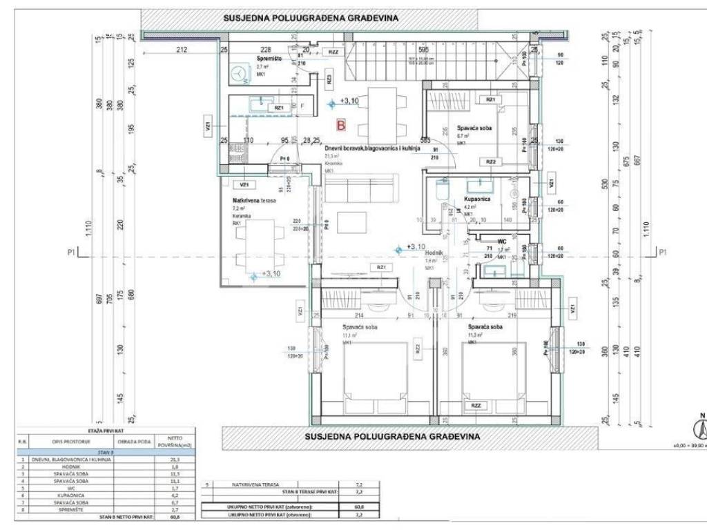 Flat in a new building, Sale, Tar-Vabriga, Tar