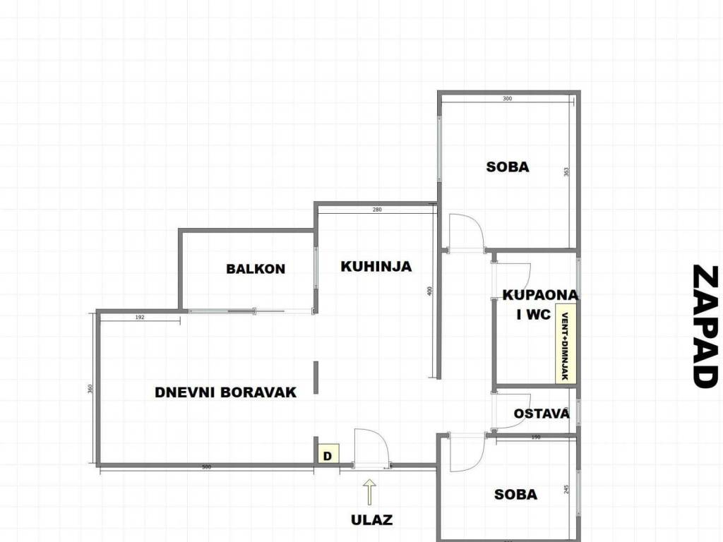 Flat in a building, Sale, Rijeka, Zapad