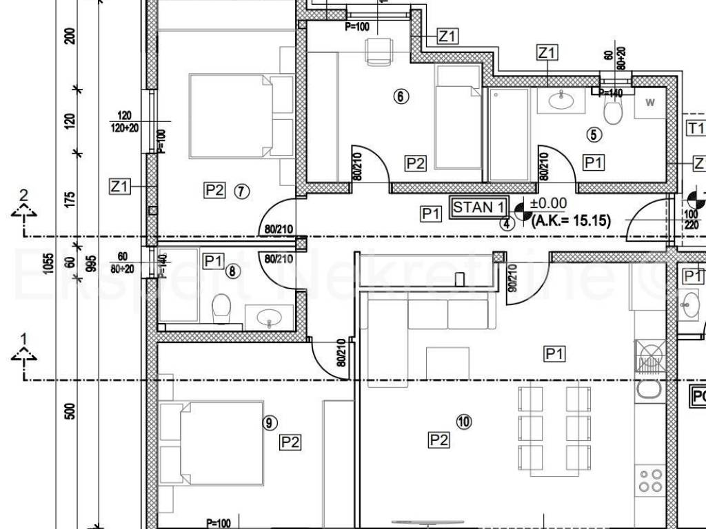 Flat in a new building, Sale, Kaštela, Kaštel Stari