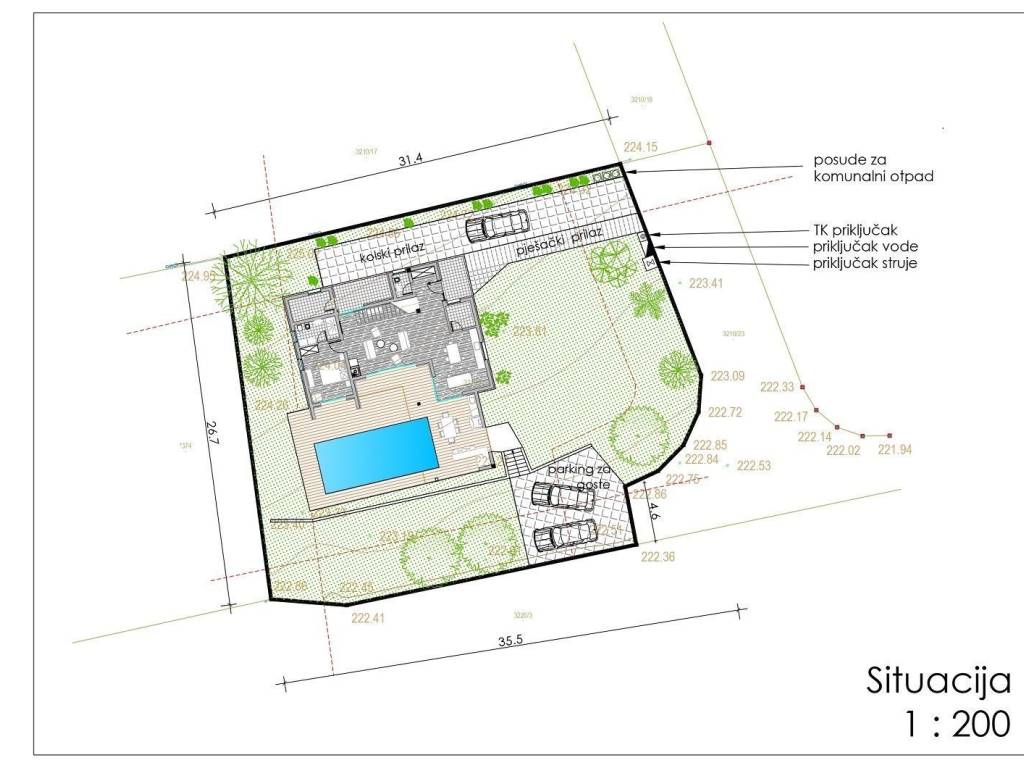 Plot for construction, Sale, Kaštelir-Labinci, Kaštelir