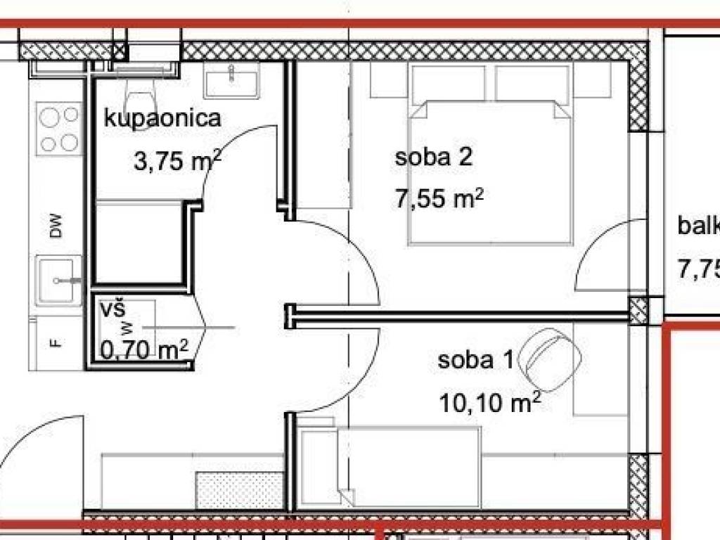 Flat in a new building, Sale, Tar-Vabriga, Tar
