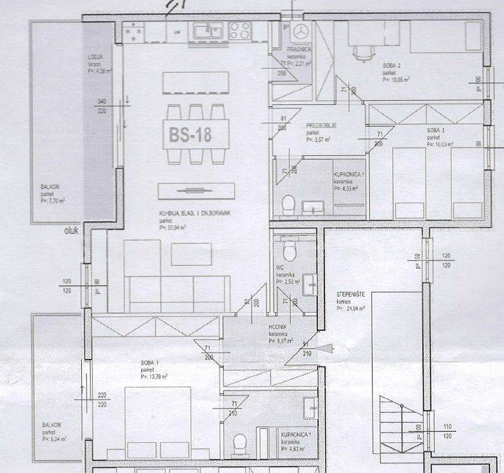 Flat in a new building, Sale, Seget, Seget Donji