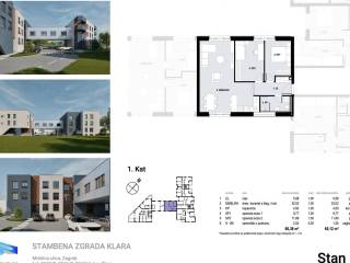 Flat in a new building, Sale, Zagreb, Novi Zagreb - zapad
