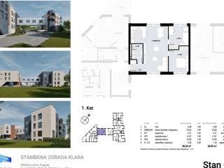 Flat in a new building, Sale, Zagreb, Novi Zagreb - zapad