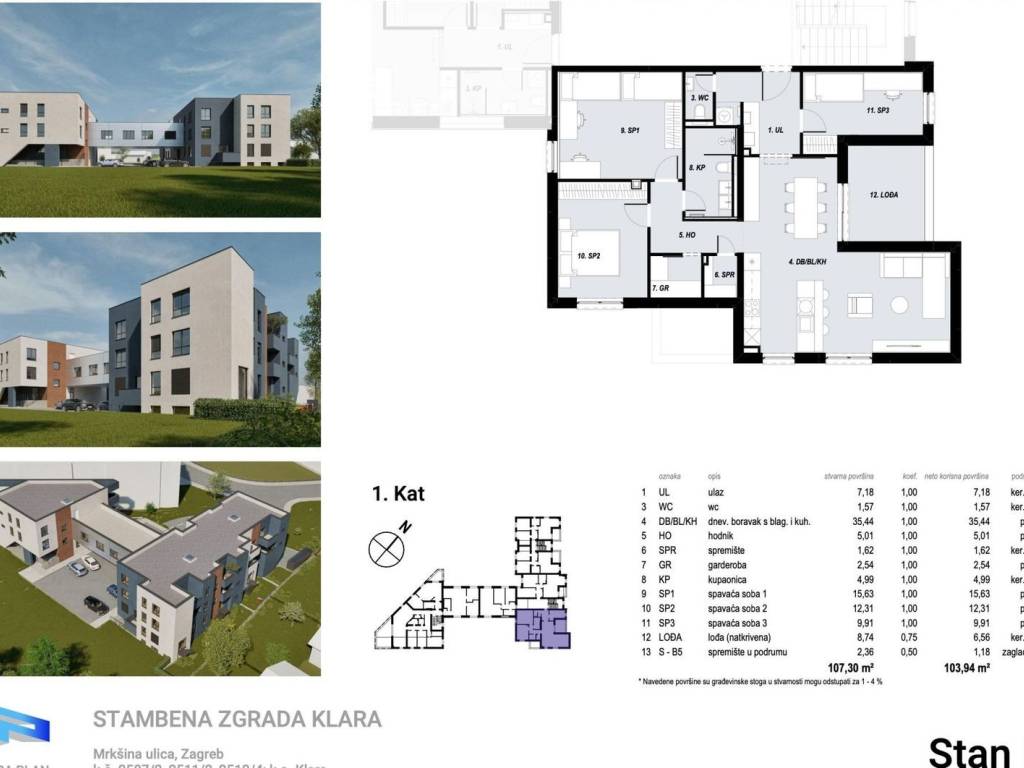 Flat in a new building, Sale, Zagreb, Novi Zagreb - zapad
