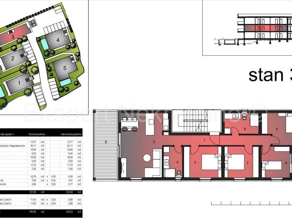 Flat in a new building, Sale, Okrug, Okrug Gornji