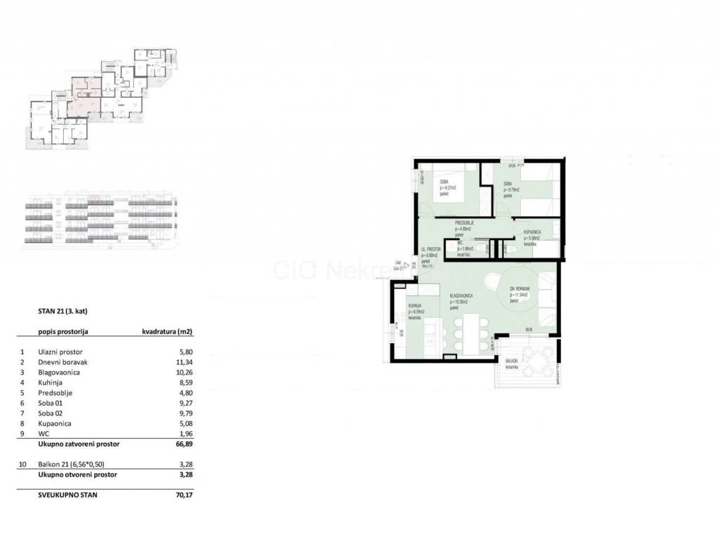 Flat in a new building, Sale, Seget, Seget Donji