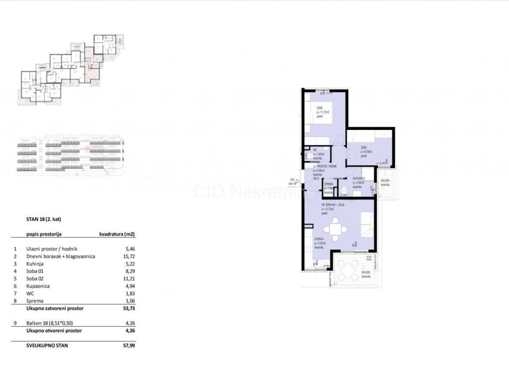 Flat in a new building, Sale, Seget, Seget Donji