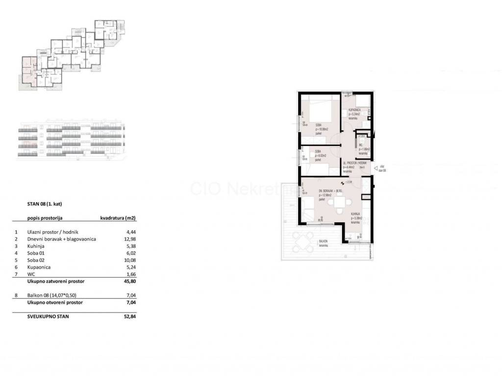 Flat in a new building, Sale, Seget, Seget Donji
