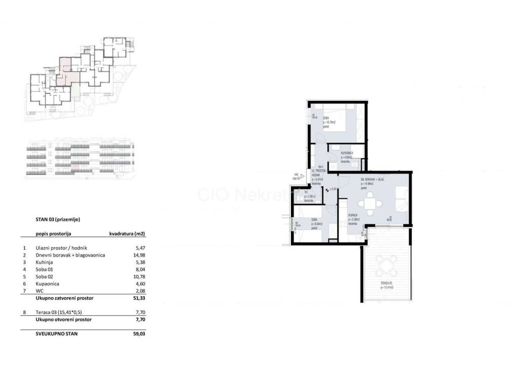Flat in a new building, Sale, Seget, Seget Donji