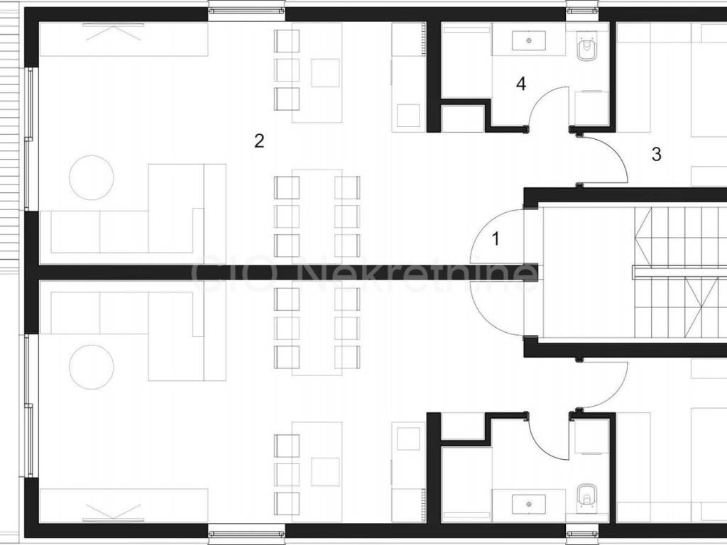 Flat in a new building, Sale, Okrug, Okrug Gornji