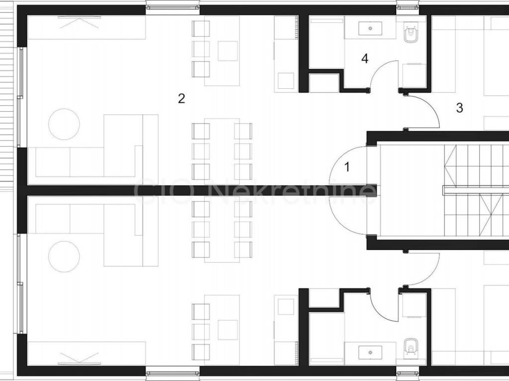 Flat in a new building, Sale, Okrug, Okrug Gornji