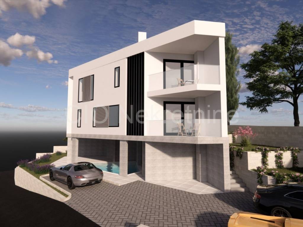 Plot with an investment project, Sale, Hvar, Sveta Nedjelja