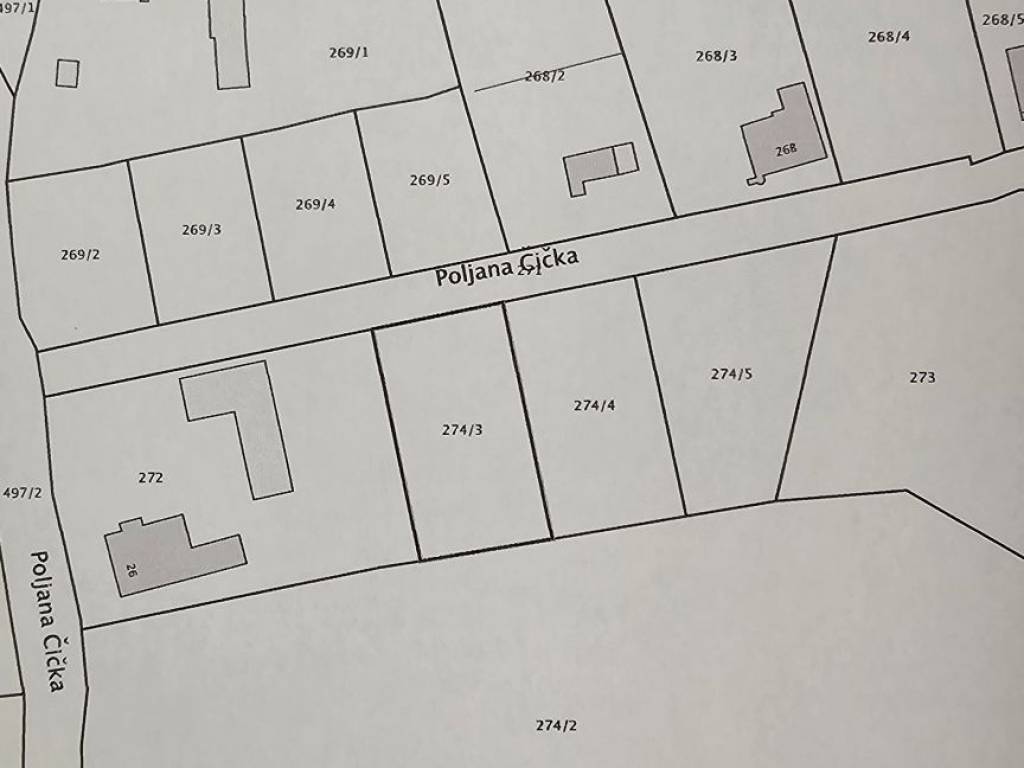 Plot for construction, Sale, Velika Gorica - Okolica, Poljana Čička