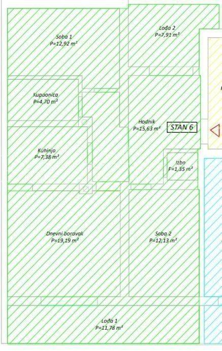 Flat in a building, Sale, Zagreb, Stenjevec