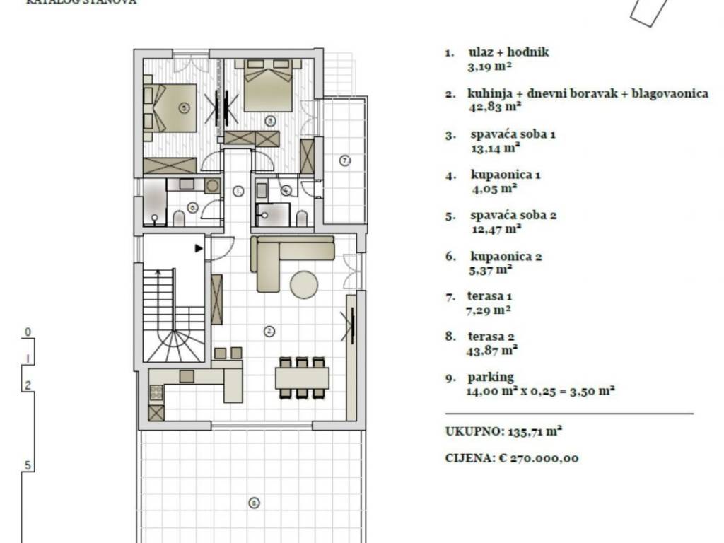 Flat in a building, Sale, Vodice, Vodice