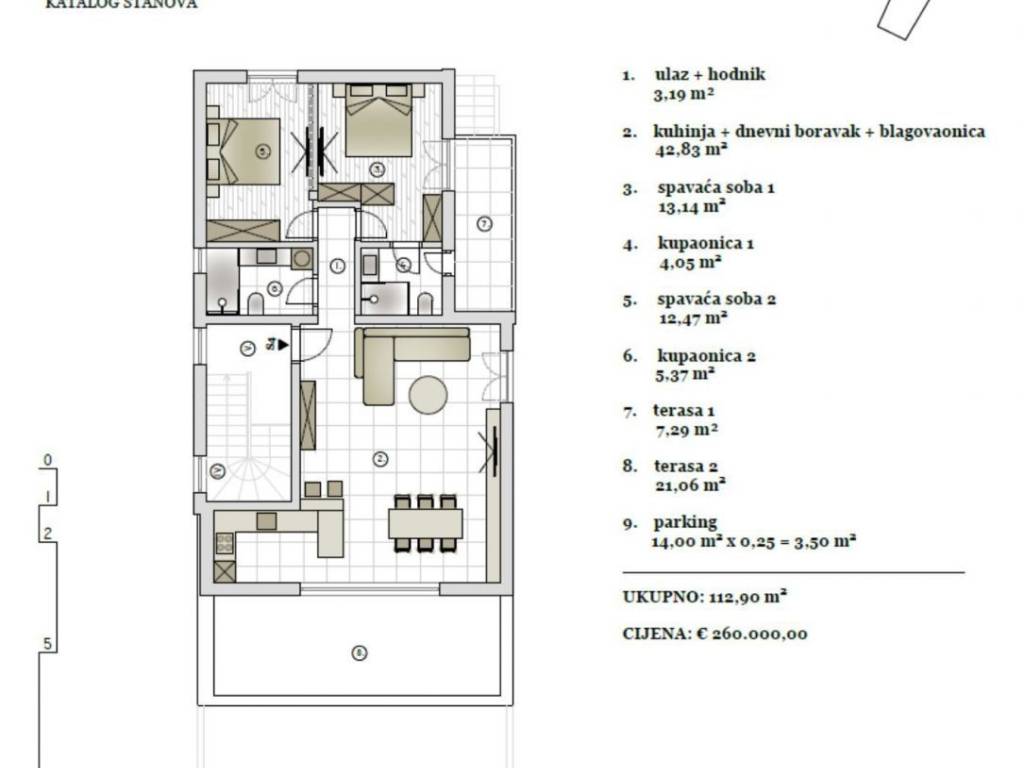 Flat in a building, Sale, Vodice, Vodice