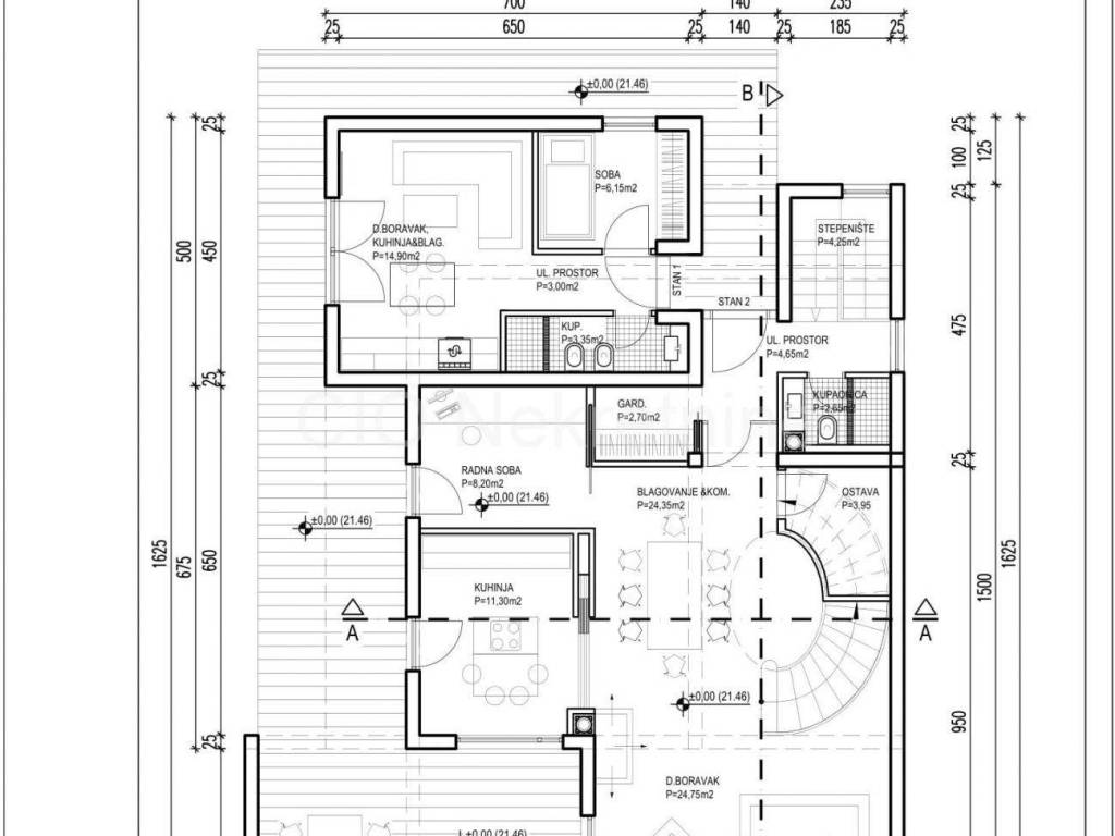 Luxury house, Sale, Solin, Sr. Strana