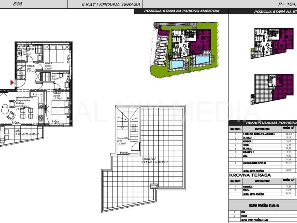 Luksuzni apartman, Prodaja, Sukošan, Sukošan