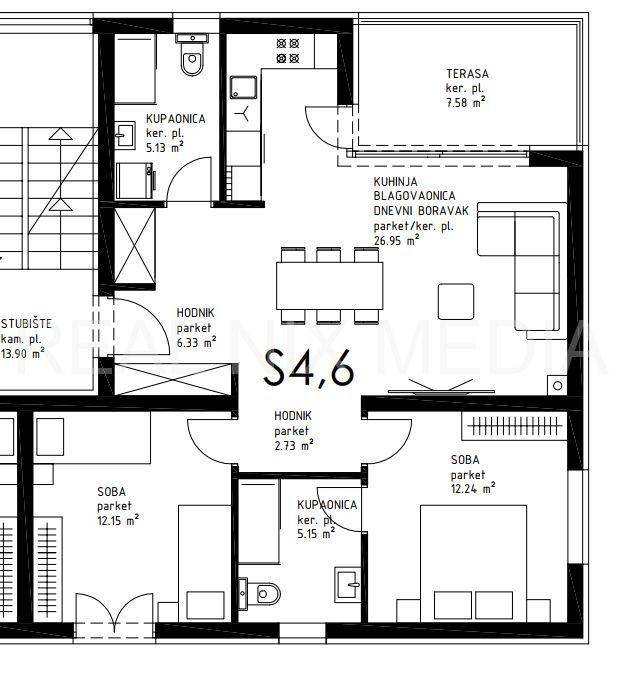 Apartman na moru, Prodaja, Privlaka, Privlaka