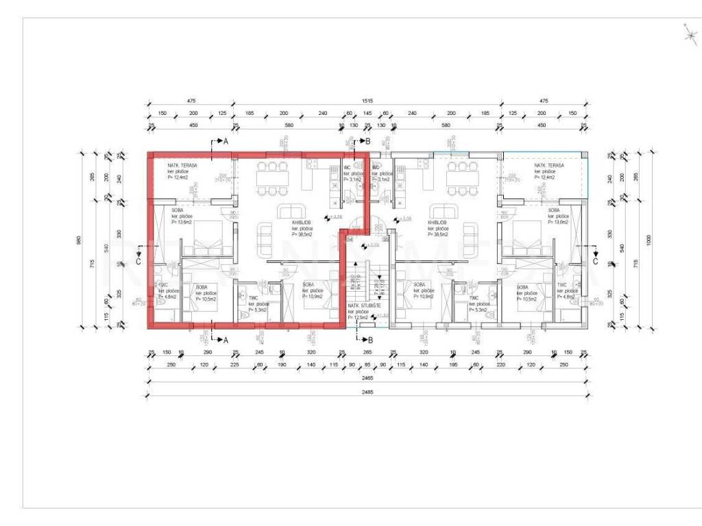 Apartman na moru, Prodaja, Privlaka, Privlaka
