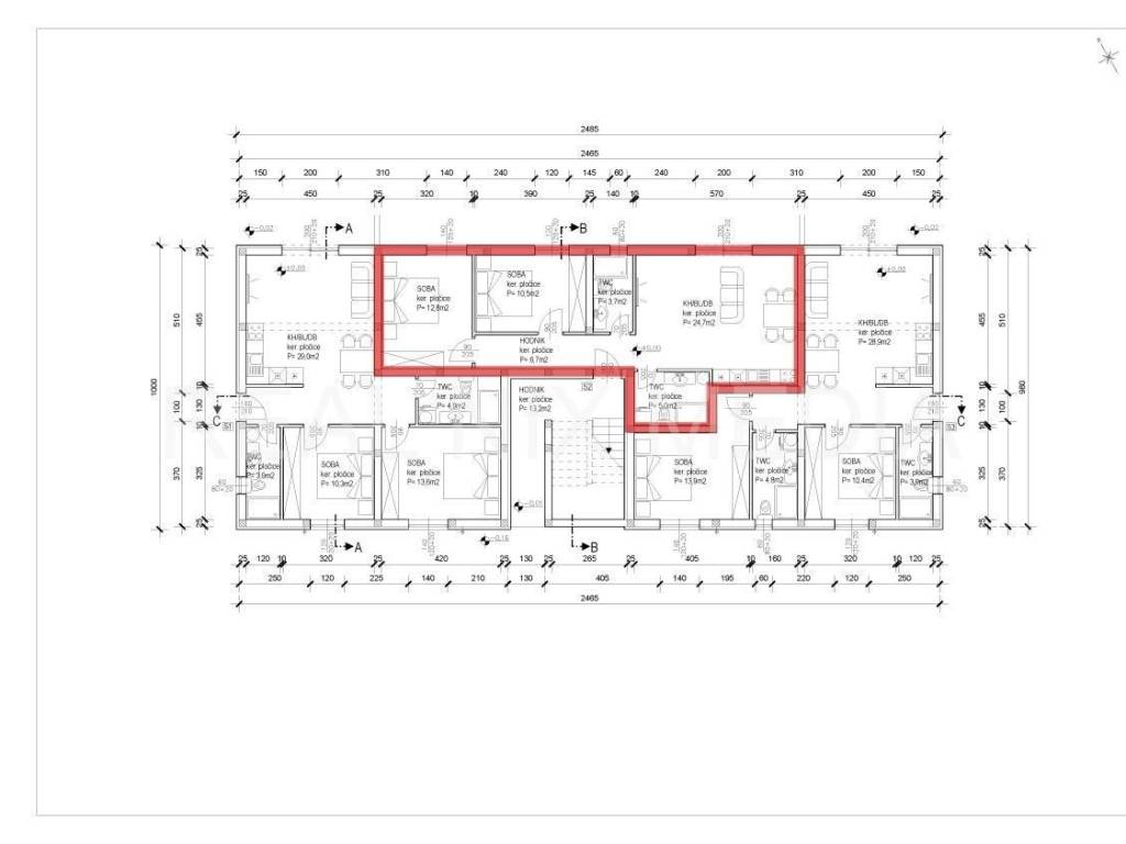 Apartman na moru, Prodaja, Privlaka, Privlaka