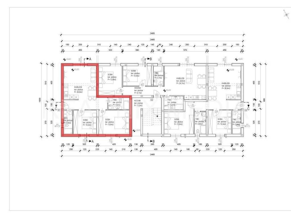 Apartman na moru, Prodaja, Privlaka, Privlaka