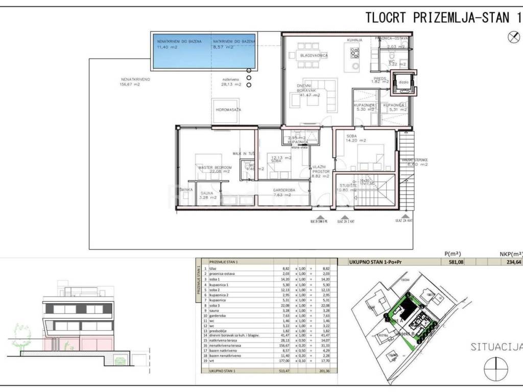 Apartman s okućnicom, Prodaja, Zadar - Okolica, Kožino