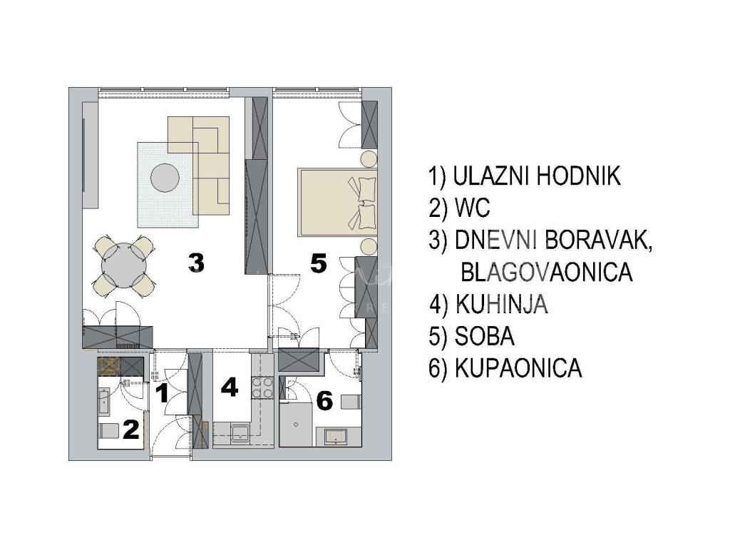 Stan u zgradi, Najam, Zagreb, Donji Grad