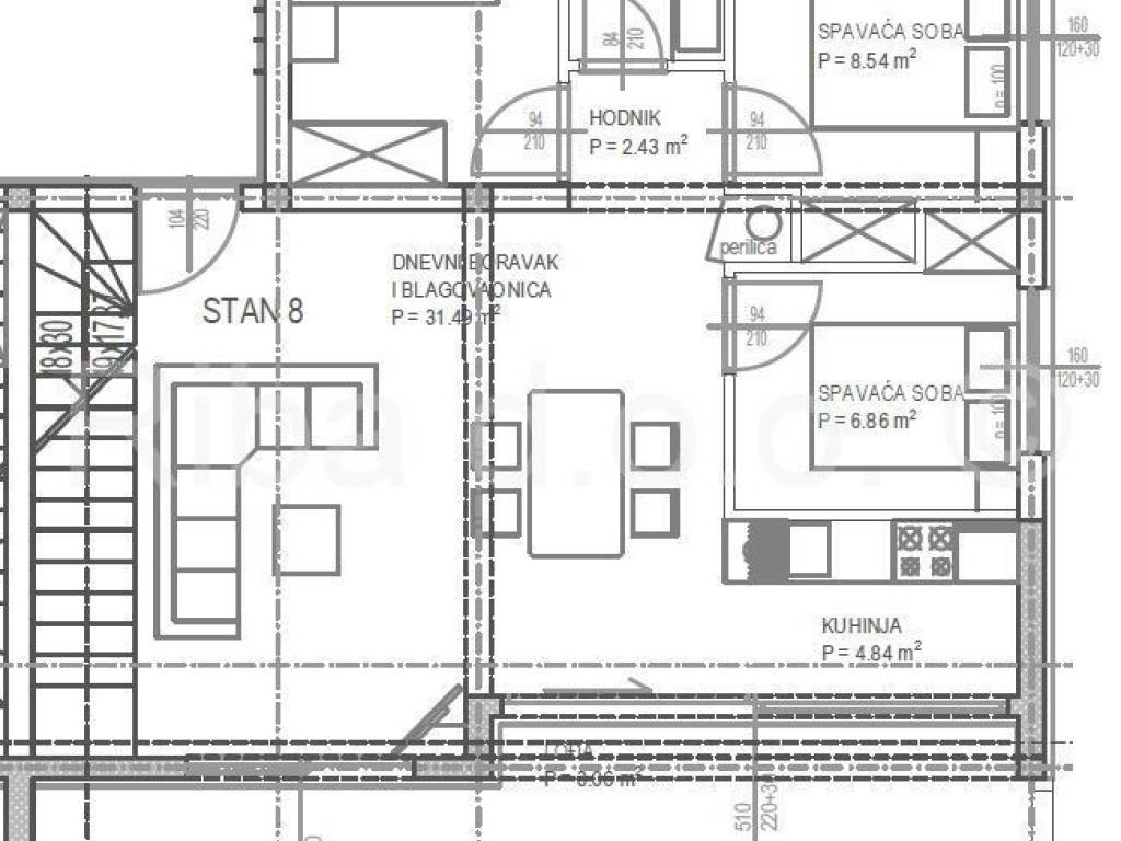 Luksuzni apartman, Prodaja, Nin, Zaton