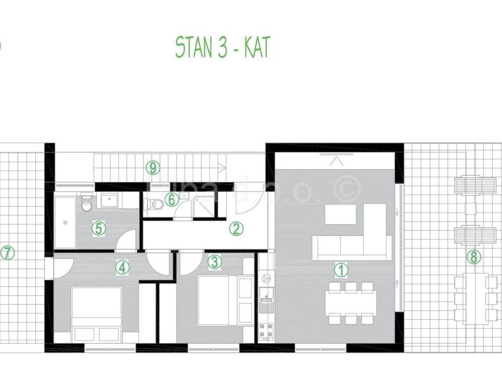 Apartman na moru, Prodaja, Murter, Murter