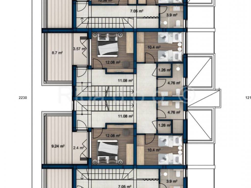Apartman s okućnicom, Prodaja, Privlaka, Privlaka