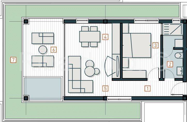 Luksuzni apartman, Prodaja, Šibenik - Okolica, Podsolarsko