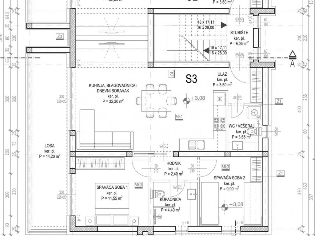 Luksuzni apartman, Prodaja, Zadar - Okolica, Kožino