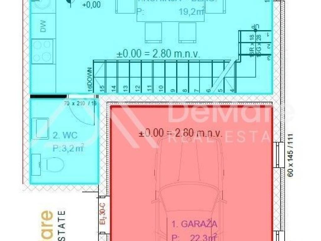 Luksuzni apartman, Prodaja, Sukošan, Sukošan
