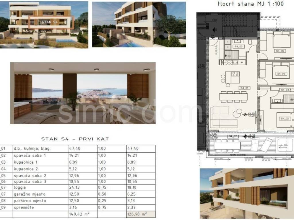 Apartman na moru, Prodaja, Primošten, Primošten