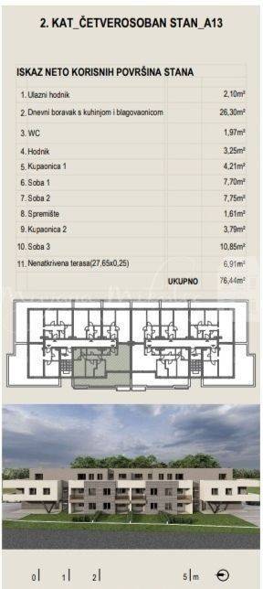 Stan u novogradnji, Prodaja, Zagreb, Novi Zagreb - zapad