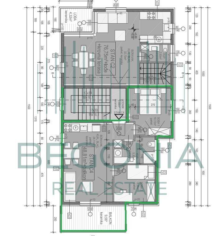 Apartman na moru, Prodaja, Vir, Vir