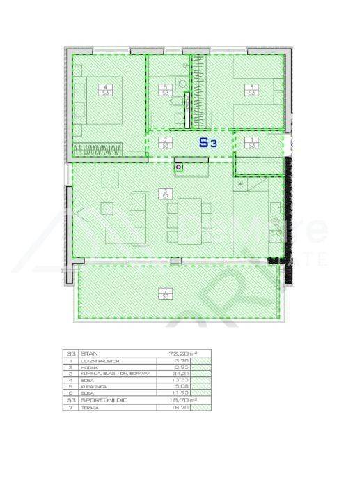 Apartman na moru, Prodaja, Sveti Filip i Jakov, Sveti Petar na Moru
