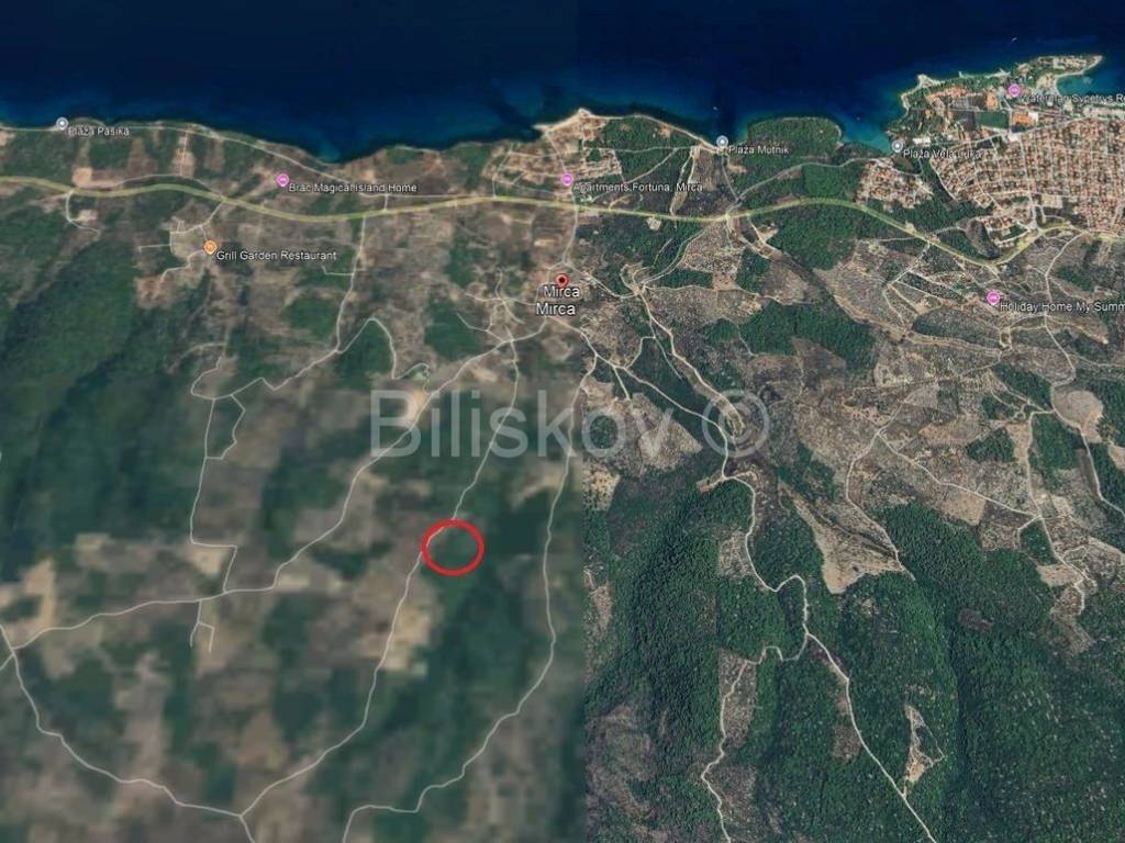Poljoprivredno zemljište, Prodaja, Supetar, Mirca